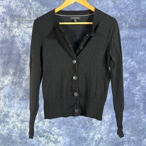 Black Banana Republic Merino Wool Cardigan Sweater Sz PM